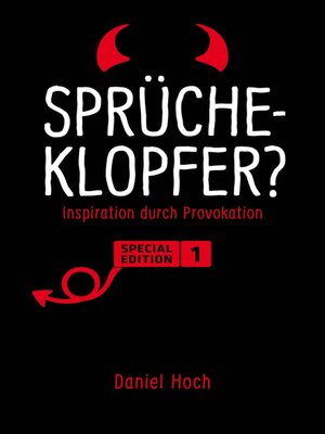 cover image of Sprücheklopfer?--Inspiration durch Provokation. Special Edition 1